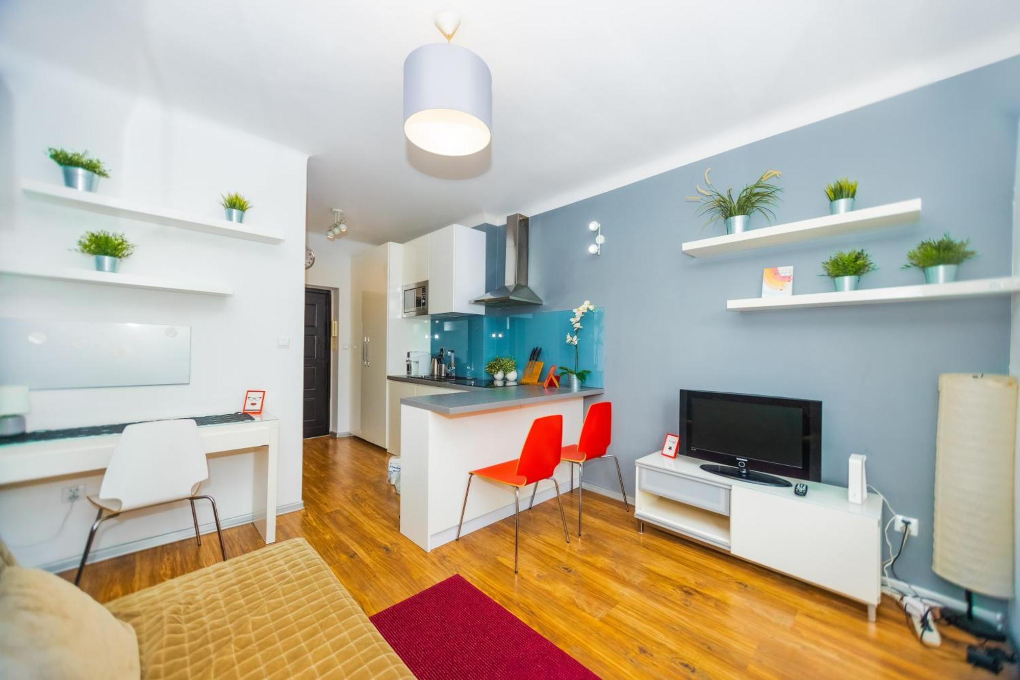 Cozy Studio Next To The Metro And City Center 华沙 外观 照片